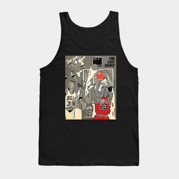 BASKETBALLART - MJ DANCE THE LAST DANCE Tank Top by JORDAN-ART23